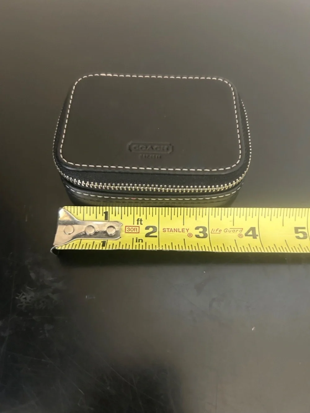 Coach Leather Black Pill Case. Vintage.